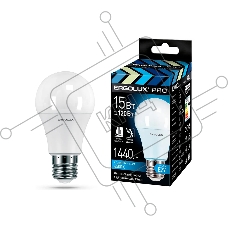 Лампа светодиодная ERGOLUX (14763) LED-A60P-15W-E27-4K PRO