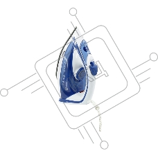 Утюг Atlanta ATH-5545 (blue) с пароувлажнением