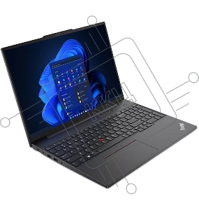 Ноутбук Lenovo ThinkPad E16 Gen 1 i5-1335U 16Gb SSD 512Gb Intel Iris Xe Graphics eligible 16 WUXGA IPS Cam 57Вт*ч No OS Черный 21JN009DRT