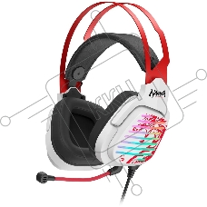 Наушники с микрофоном A4Tech Bloody G560 белый/красный 2м мониторные оголовье (G560 NARAKA)
