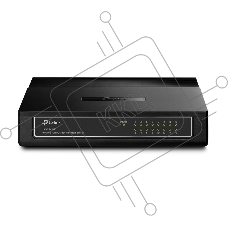 Коммутатор TP-Link TL-SF1016D, 16×100 Мбит/с, неуправляемый