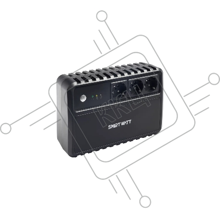ИБП SMARTWATT UPS SAFE 800 Line-interactive 800VA/480W Brick (Euro x3, LED, 255x175x93(мм), 5,2 кг, гарантия 24мес. (ИБП