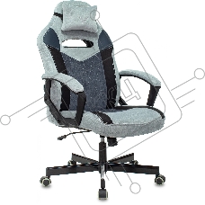 Кресло игровое Бюрократ VIKING 6 KNIGHT BL FABRIC синий, крестовина металл/пластик Кресло игровое Бюрократ VIKING 6 KNIGHT BL FABRIC синий, крестовина металл/пластик