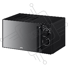 Микроволновая печь BBK 20MWS-773M/B-M черный, 20 л, 700 Вт, переключатели - поворотный механизм