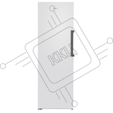 Морозильная камера Maunfeld MFFR186NFBW Inverter