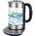 Чайник электрический Hyundai HYK-G8407 1.8л. 2200Вт черный/прозрачный корпус: стекло