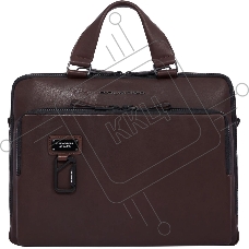 Сумка для ноутбука Piquadro Harper CA4098AP/TM, натур.кожа, темно-коричневый