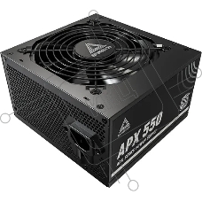 Блок питания Montech APX 550 (XWYA11-550), 550 Вт, 80 PLUS WHITE, 120 мм, немодульный, чёрный