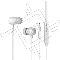 Стереогарнитура Maxvi MHF-17 Easy белый