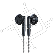 Наушники вкладыши Fiio FF5 1.2м черный проводные в ушной раковине