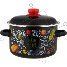 Кастрюля Appetite 1RD181М Healthy food эмалированная сталь 3 л
