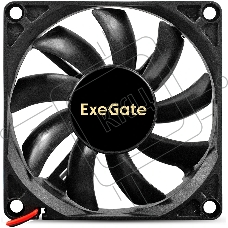 Вентилятор корпусной ExeGate EX08015S2P-24, 80 мм, 2500 об/мин, 30 дБ, 2-pin, без подсветки