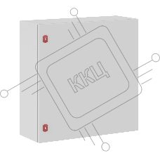 Шкаф ST с монтажной платой 800х800х300 мм от IP65-до IP66 IK10 ДКС R5ST0883