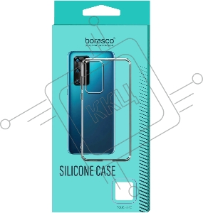 Чехол (клип-кейс) BORASCO для Realme C21, прозрачный [40040]