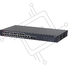 Коммутатор Dahua DH-CS4228-24GT-375 (L2) 24x1Гбит/с 2xКомбо (1000BASE-T/SFP) 2SFP 24PoE 375W управляемый