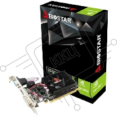 Видеокарта Biostar PCI-E G210-1GB D3 LP NVIDIA GeForce 210 1Gb 64bit DDR3 589/1333 DVIx1 HDMIx1 CRTx1 Ret low profile