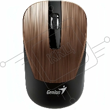 Мышь беспроводная Genius NX-7015 розовато-коричневый, 1200 dpi, радиоканал, USB, кнопки - 3