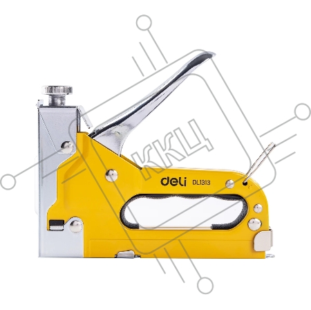 Мебельный степлер Deli DL1313 3-в-1. 4-8мм. 0,6 кг. Полностью стальная конструкция. Подходит для D/U/T.