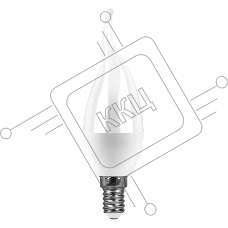 Лампа светодиодная SAFFIT SBC3711 (55134) 11W 230V E14 4000K свеча на ветру