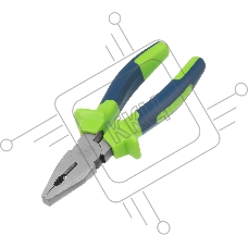 Плоскогубцы Сибртех 17051 комбинированные, 180 мм, двухкомпонентные рукоятки