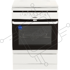 Плита электрическая Hansa FCEW63010 белый, конфорок 4 шт, духовка 69 л, 60 см x 85 см x 60 см