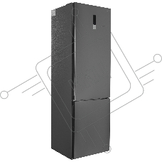 Холодильник Hyundai CC3595FIX нержавеющая сталь двухкамерный 245/115л морозилка снизу