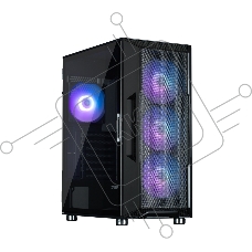 Компьютерный корпус ZALMAN I3 NEO ARGB BLACK, ATX, BLACK, FRONT MESH, WINDOW, 2x3.5