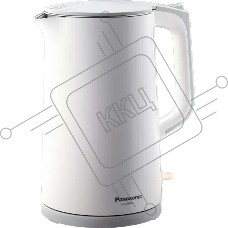 Чайник электрический Panasonic NC-CWK50 1.7л. 1500Вт белый корпус: нерж.сталь/пластик