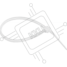 Хомут кабельный Rexant 07-0200 3.6х200 нейл. белый (уп.100 шт)