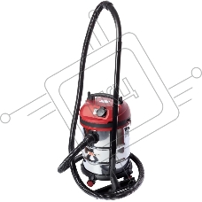 Строительный пылесос RedVerg RD-VC1200S-25S 1200Вт (уборка: сухая/сбор воды) черный