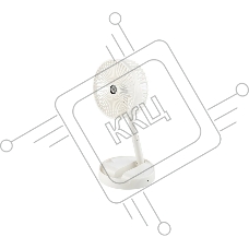 Вентилятор Energy EN-0612 USB белый, настольный, 4,5 Вт, 3 скорости, 15 см, аккумуляторный
