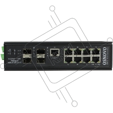 Коммутатор OSNOVO SW-80804/ILS, 8×1 Гбит/с PoE + 4×1 Гбит/с SFP, управляемый