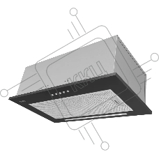 Вытяжка встраиваемая Candy CVXBI56MB чёрный, 50 см, 600 м³/ч, 54 дБ