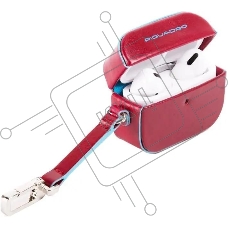 Чехол для наушников Piquadro Blue Square AC5308B2/R красный натур.кожа