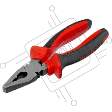 Плоскогубцы комбинированные Matrix 17091 180 мм, хром-ванадий, двухкомпонентные рукоятки