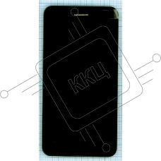 Дисплей для Asus PadFone mini 4.3, черный с рамкой