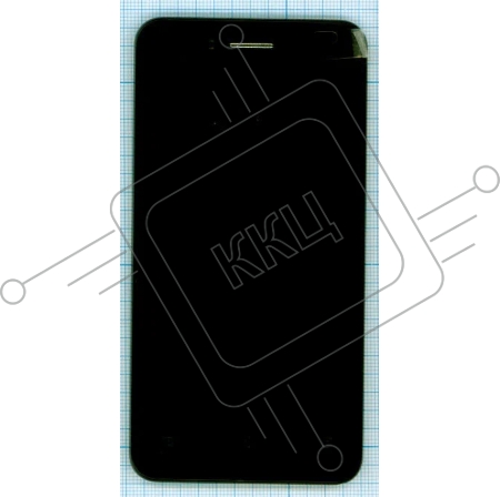 Дисплей для Asus PadFone mini 4.3, черный с рамкой