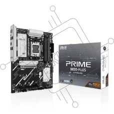 Материнская плата ASUS PRIME B850-PLUS, AM5, AMD B850, 4xDDR5, 4xSATA, 3xM.2, 1xPCIe 5.0 x16, 1xPCIe 4.0 x16, 1xDP, 1xHDMI, 1x2.5Gb LAN, 4xUSB-A 10Gbps, 1xUSB-C 10Gbps, 2xUSB-A 5Gbps, 2xUSB-A 2.0, 3x3.5 мм, 7.1, ATX