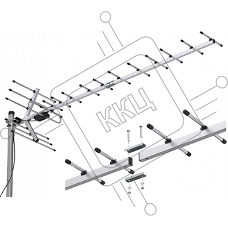 Антенна LOCUS Меридиан-12 AFS TURBO L 025.12 DST