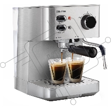 Кофеварка рожковая Sencor SES 4010SS серый, исп. кофе - молотый, 1.5 л, 1050 Вт, 15 Бар.