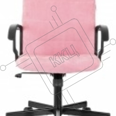Кресло офисное Бюрократ Triest Fabric розовый Velvet 36 крестов. металл черный Кресло офисное Бюрократ Triest Fabric розовый Velvet 36 крестов. металл черный