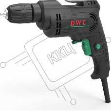 Дрель сетевая безударная DWT BMP04-10 C/450 Вт/до 3300 об.в мин/1.0-10 мм/реверс/кабель 2 м/черный (BMP04-10 C)