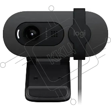 Камера Web Logitech HD Webcam Brio 90 графитовый 2Mpix (1920x1080) USB 2.0 с микрофоном (960-001581)