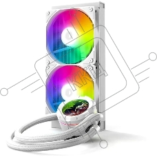 Система водяного охлаждения ID-Cooling SL240 XE ARGB белый 120мм алюминий+медь 1800rpm 30db 4-pin 300W