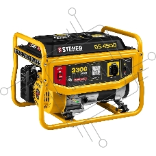 Электрогенератор бензиновый STEHER GS-4500, 3.3 кВт, 72 дБ, 39 кг