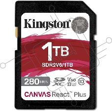 Флеш карта SDXC Kingston SDR2V6/1TB Canvas React Plus w/o adapter 1TB
