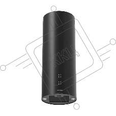 Вытяжка Kuppersberg, цилиндрическая, настенная, 35 см, электронное кнопочное управление, таймер, отвод/рециркуляция, 3 скорости, производительность 850 м3/ч, LED освещение, обратный клапан, уровень шума 68 дБ, угольный фильтр CF110 (опция), цвет черный