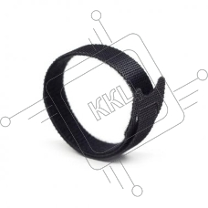 Хомут-липучка Lanmaster LAN-VCM125-BK 125x12мм (упак:20шт) нейлон/полиэтилен внутри помещений черный