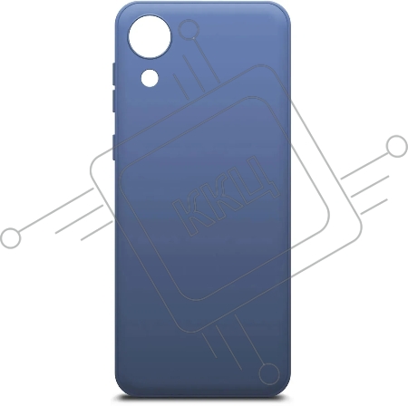 Чехол (клип-кейс) BORASCO Microfiber Case, для Samsung Galaxy A03 Core, синий [40946]
