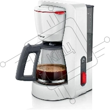 Кофеварка капельная Bosch TKA3M131 белый, исп. кофе - молотый, 1.4 л, 1200 Вт.